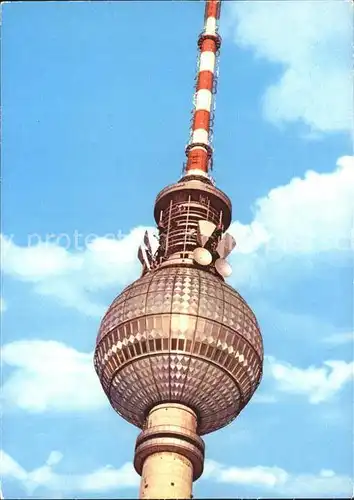 Fernsehturm Funkturm Kugel Berlin Kat. Gebaeude