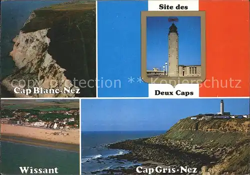 Leuchtturm Lighthouse Cote d Opale Wissant Cap Blanc Nez Cap Gris Nez Kat. Gebaeude