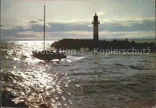 Leuchtturm Lighthouse Cote Mediterraneenne Kat. Gebaeude