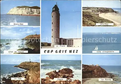 Leuchtturm Lighthouse Phare Cap Gris Nez Blanc Nez Vague Pointe  Kat. Gebaeude