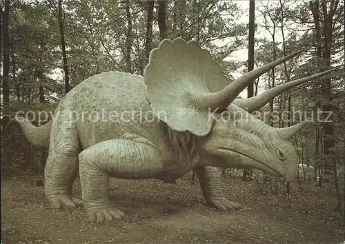 Dinosaurier Saurierpark Kleinwelka Triceratops Kat. Tiere