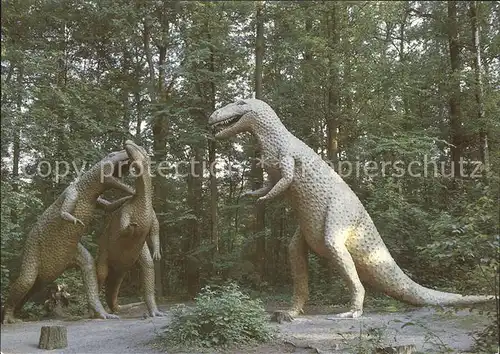 Dinosaurier Saurierpark Kleinwelka Camtosaurus Antrodemus Kat. Tiere