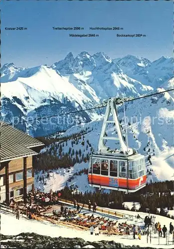 Seilbahn Fellhorn Birgsautal Oberstdorf  Kat. Bahnen