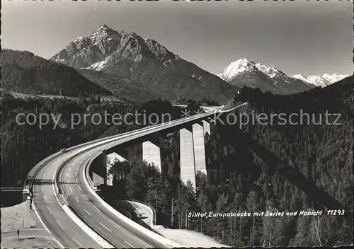 Bruecken Bridges Ponts Europabruecke Silltal Serles Habicht