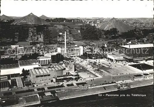 Exposition Internationale Liege 1939 Panorama pris du Teleferique