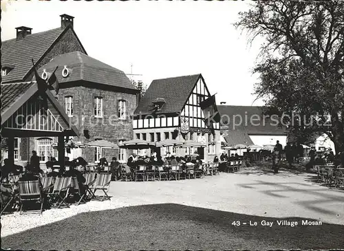 Exposition Internationale Liege 1939 Gay Village Mosan 