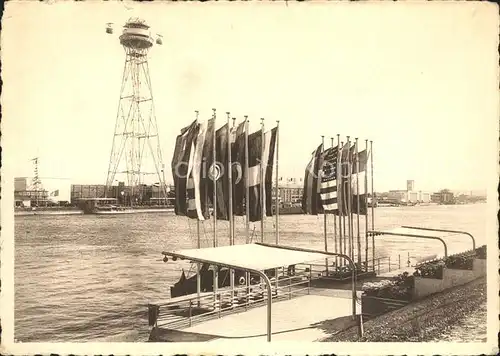 Exposition Internationale Liege 1939 Embarcadere sur la Meuse 