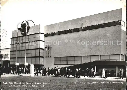 Exposition Internationale Liege 1939 Palais du Grand Duche de Luxembourg