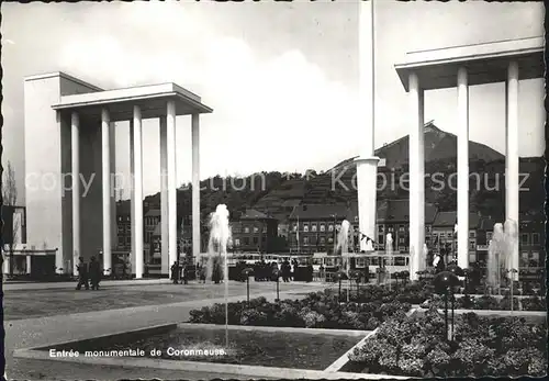 Exposition Internationale Liege 1939 Entree monumentale de Coronmeuse 