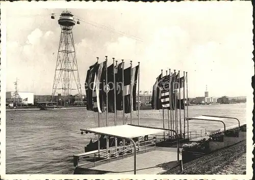 Exposition Internationale Liege 1939 Embarcadere sur la Meuse 