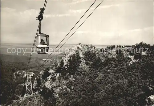 Seilbahn Thale Harz  Kat. Bahnen