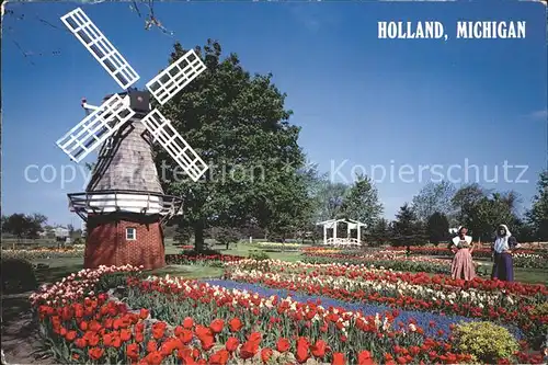 Windmuehle Michigan Holland Tulip Gardens  Kat. Gebaeude und Architektur