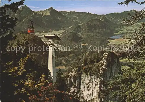 Seilbahn Tegelberg Schwangau Fuessen Kat. Bahnen