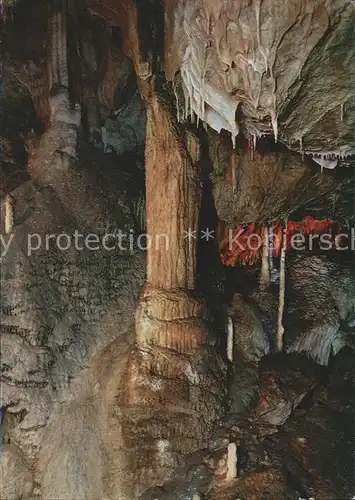 Hoehlen Caves Grottes Attendorn Tropfsteinhoehle Ionische Saeule Kat. Berge