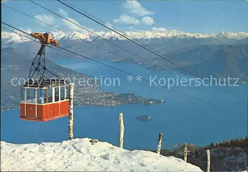 Seilbahn Mottarone Panorama Lago Funivia Stresa Kat. Bahnen