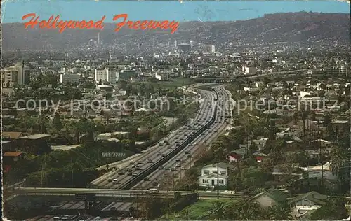 Autobahn Hollywood Freeway California  Kat. Autos