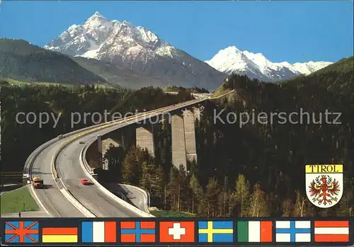 Bruecken Bridges Ponts Europabruecke Innsbruck Serles 
