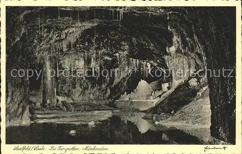 Hoehlen Caves Grottes Saalfeld Saale Feengrotten Maerchendom Kat. Berge