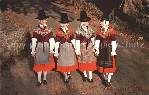 Trachten England Wales Welsh Folk Dancers National Costume