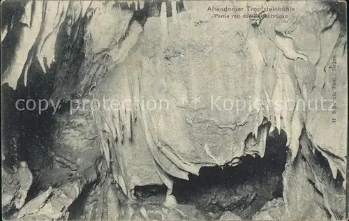 Hoehlen Caves Grottes Attendorn Tropfsteinhoehle Felsenbruecke  Kat. Berge