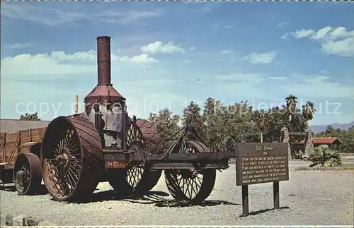 Traktor Old Dinah Furnace Creek Ranch Death Valley National Monument  Kat. Landwirtschaft