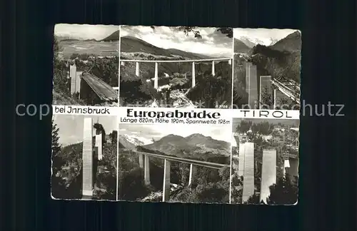 Bruecken Bridges Ponts Europabruecke Innsbruck 