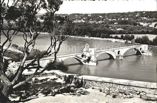 Bruecken Bridges Ponts Pont Saint Benezet Avignon