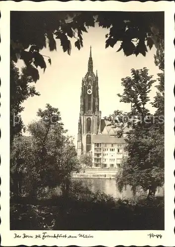 Foto Popp Nr. Dom Frankfurt am Main  Kat. Fotografie