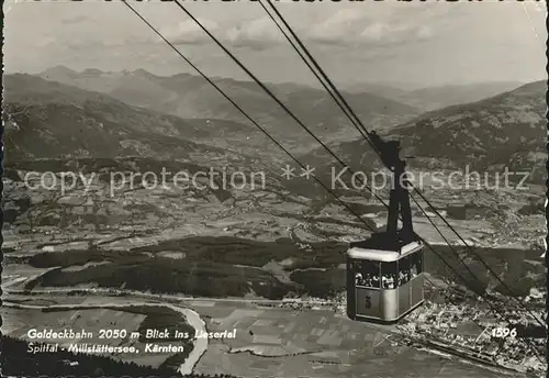 Seilbahn Goldeck Liesertal Spittal Millstaettersee  Kat. Bahnen