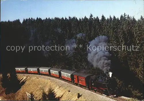 Harzquerbahn Zwischen Benneckstein Tiefenbachmuehle Kat. Bergbahn