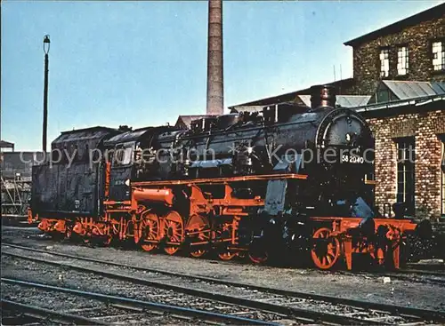 Lokomotive Gueterzug Lokomotive 58 2040 Nossen 1965 Kat. Eisenbahn