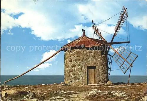 Windmuehle Portugal Velho Moinho de Montedor  Kat. Gebaeude und Architektur