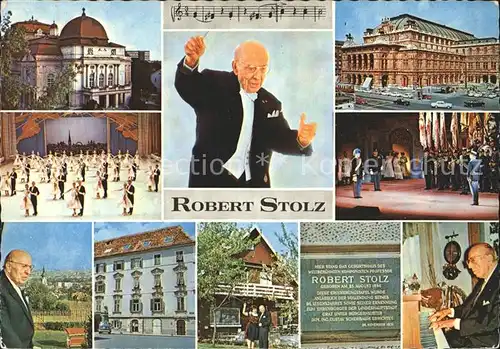 Komponist Robert Stolz Opernhaus Graz Wiener Eisrevue  Kat. Musik