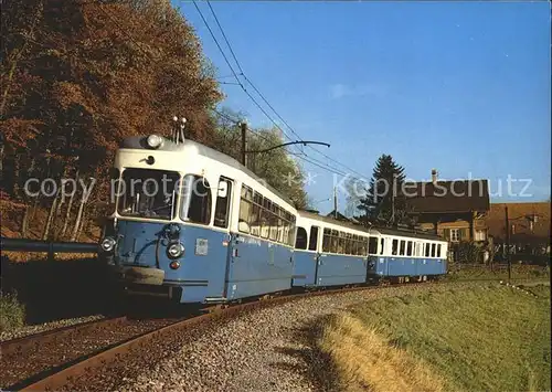 Eisenbahn Muri Linie Vereinigte Bern Worb Bahnen Guemligen Kat. Eisenbahn