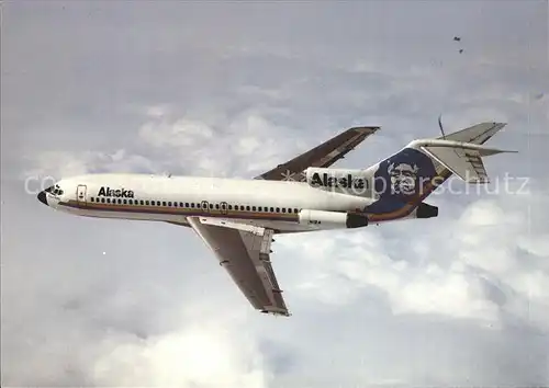 Flugzeuge Zivil Alaska Airlines Boeing 727 81 N124 c n 18821 City of Valdez  Kat. Airplanes Avions