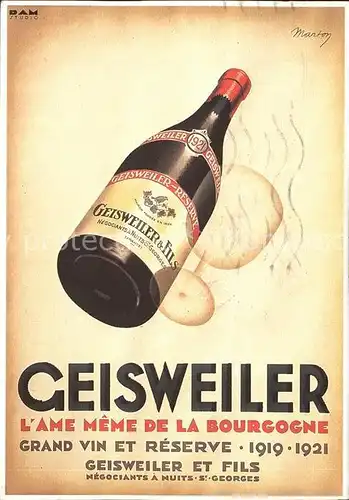 Wein Geisweiler Bourgogne Kat. Lebensmittel