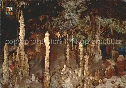 Hoehlen Caves Grottes Mallorca Porto Cristo Manacor Cuevas dels Hams Cementerio de las Hadas Kat. Berge