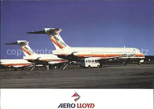 Flugzeuge Zivil Aero Lloyd McDonnell Douglas MD 83  Kat. Airplanes Avions