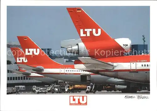 Flugzeuge Zivil LTU MD 11 Kat. Airplanes Avions