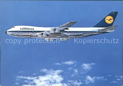 Lufthansa Boeing Jet 747 Kat. Flug