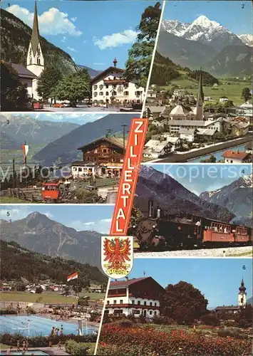 Zillertal mit Mayrhofen Zell am Ziller Grindlalm Zillertalbahn Fuegen Freibad Aschau Kat. Regionales