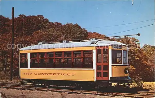 Strassenbahn Branford Trolley Museum East Haven Connecticut Kat. Strassenbahn