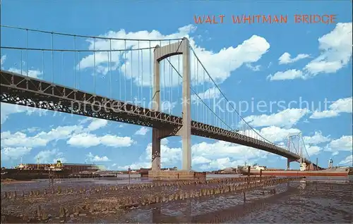 Bruecken Bridges Ponts Walt Whitman Bridge Delaware River 