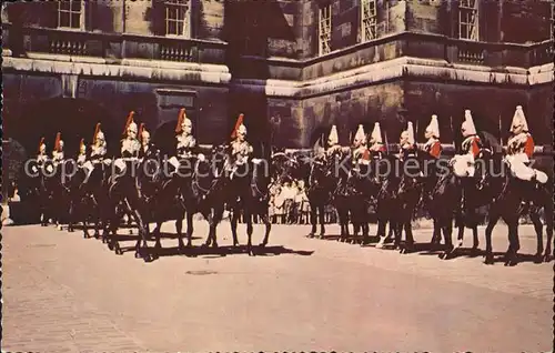 Leibgarde Wache Changing of the Guard Horseguards Parade London Kat. Polizei