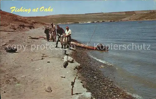 Fischerei Oahe Dam Missouri River South Dakota Fischer  Kat. Handwerk