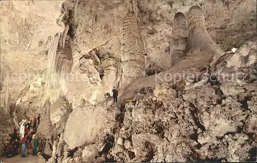 Hoehlen Caves Grottes Hall of Giants Carlsbad Caverns National Park New Mexico Kat. Berge