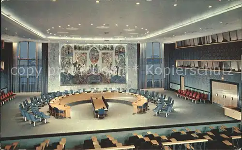 Politik Security Council Chamber New York  Kat. Politik