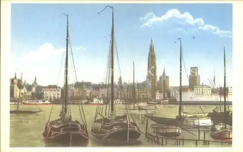 Boote Antwerpen De Reede  Kat. Schiffe