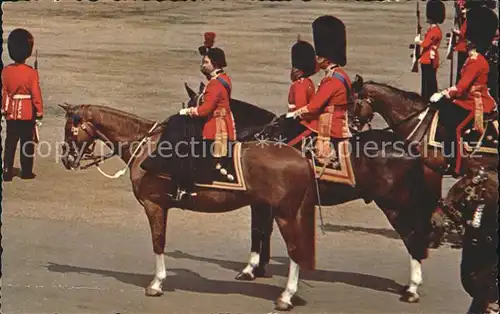 Leibgarde Wache Queen Elizabeth II. Trooping the Colour Ceremony London  Kat. Polizei