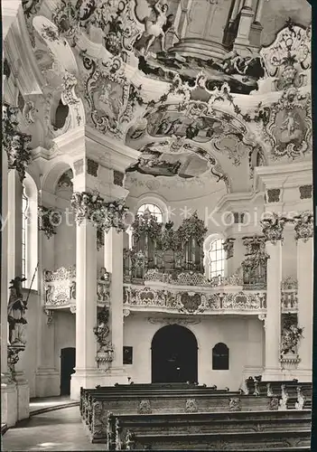 Kirchenorgel Wieskirche Steingaden  Kat. Musik